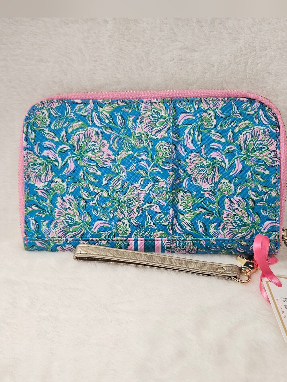 Lilly Pulitzer Passport Travel Wallet Wristlet - Picture 2 of 4